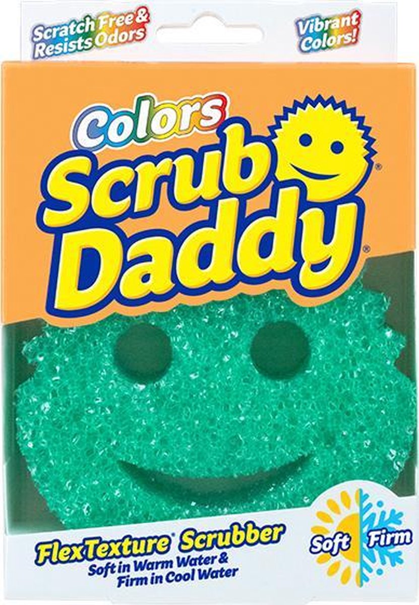 Scrub Daddy Couleurs  éponge trois couleurs (3 pièces) – The Pink Stuff