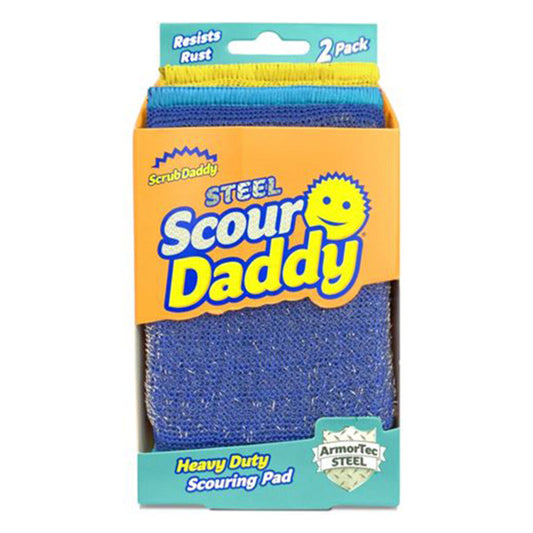 Scrub Daddy Scour Daddy Acier 2 pièces